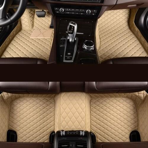 Kalaisike Custom car floor mats for Land Rover All Models Discovery 3 4 Rover Range Evoque Sport Freelander car styling