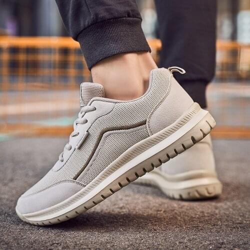 Mens Casual Shoes New Lace-up Men Running Shoes Men Sneakers Comfort 39-45 Men Vulcanize Shoes