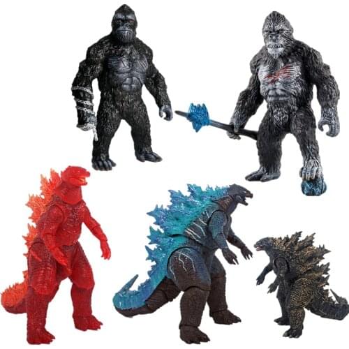 2019 Movie Version Of Red Lotus Godzilla Godzilla Movable Model Nuclear Explosion King Of Monsters PVC Model Toy Gift Figm