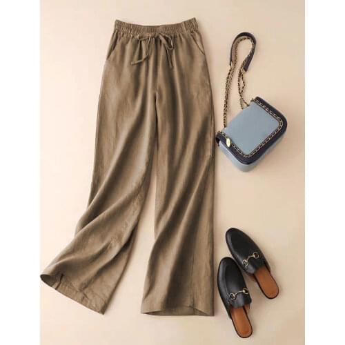 Женские льняные брюки LFFMHMT China At AliExpress