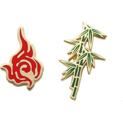 Luo Binghe Shen Qingqiu Anime Scum Villain Self Saving System Cosplay Metal Badge Brooch Pins Bedge Gift Hallowen Party