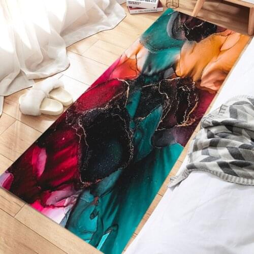 Marbling Pattern Door Mat Hallway Carpets Area Rugs for Living Room Carpet Kitchen Bathroom Anti-Slip Floor Mats Bath Rug