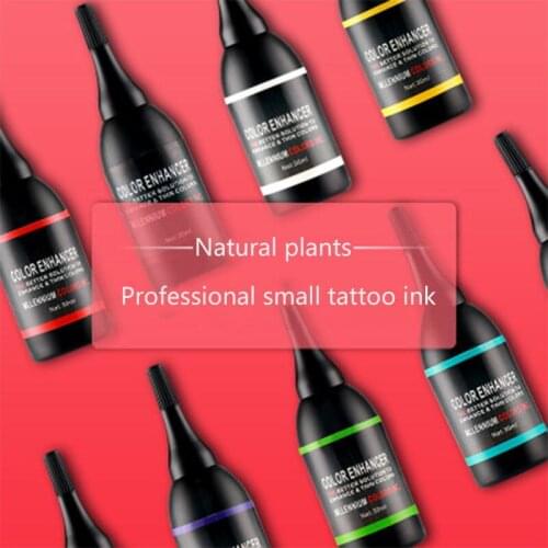 Tattoo Ink Set Natural Plant Pigment Kit Body Painting Permanent Makeup Coloring pigment Eyebrows Eyeliner Tattoo Paint Tools