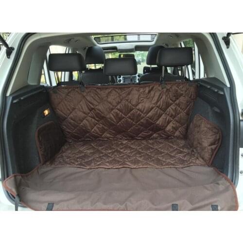 New Car Boot Pet Seat Covers Waterproof Short Plush Quilted Car Interior Travel Accessories Car Seat Covers Mat for Pets Dogs