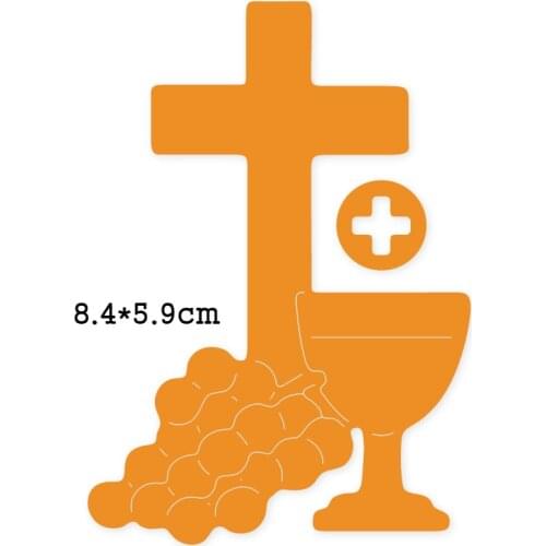 New Metal Cutting Dies Holy Grail Grape Cross 2020 Crafts Stencil For DIY Scrapbooking Paper/photo Cards Embossing Die