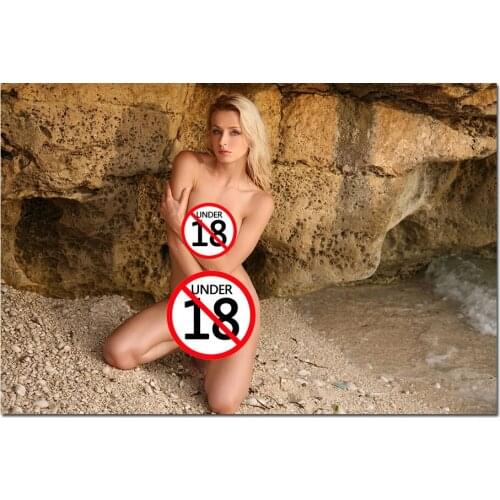 Sexy Blonde Poster Girl Picture Canvas Print Painting Wall Art For Home Room Decor