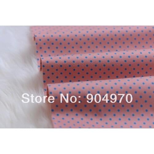 Rose Polka dot blue fabric Quilting Bedding Baby Fabric cotton Patchwork Textile kids 100% cotton fabric 160cmX50cm free ship