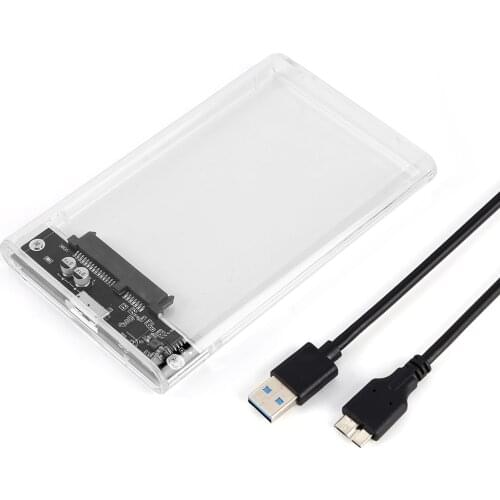 USB3.0 HDD Enclosure 2.5 inch Serial Port SATA SSD Hard Drive Case Support 6TB transparent UASP 6Gbps Mobile External HDD Case