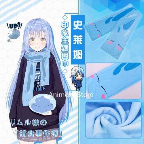 That Time I Got Reincarnated as a Slime Rimuru Autumn Winter Warm Scarf Halloween Party Cosplay Costumes Men Women Gift