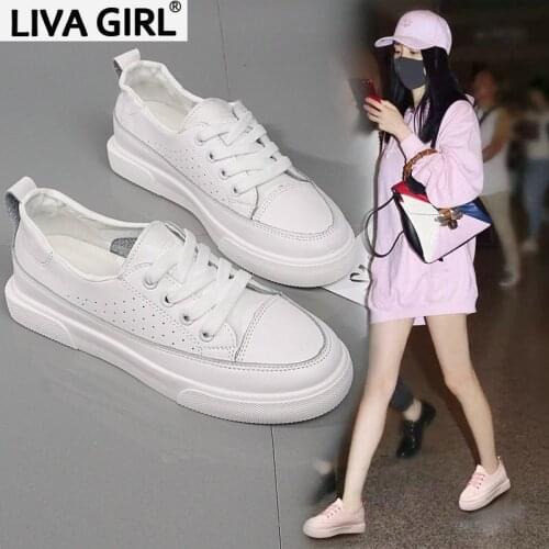 Small white shoes female spring 2019 new spring models net red womens shoes Korean flat bottom wild vulcanized shoes