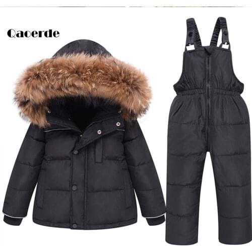 2020 Winter Set Jacket Childrens clothing kids down coat for boys snow wear Baby boys skisuit Toddler outdoor Jumsuit 2-5Years