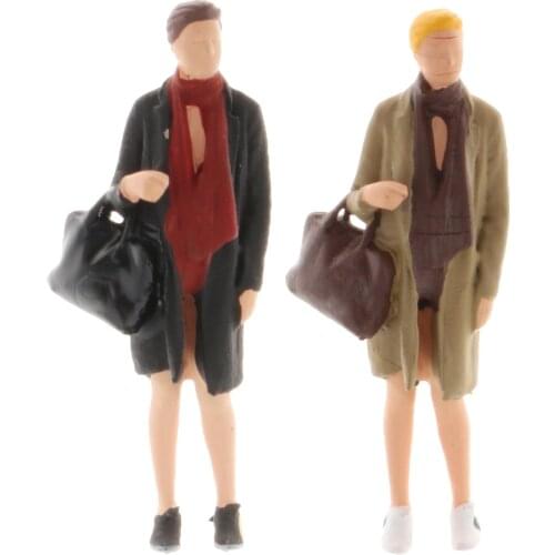 1pc 1:64 Diorama Hand Painted Figure Resin Women Model for Supplies