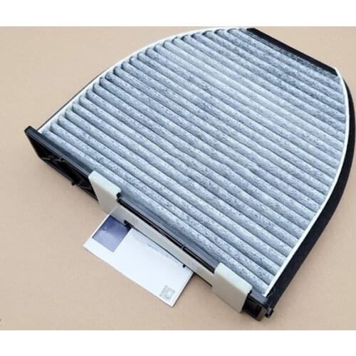 1Pcs active carbon auto cabin air filter element suit for Mercedes Benz C200 / E260L /GLK300/CLS320/SL400 OEM NO 2128300318