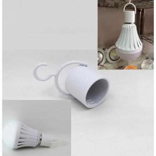 1PC Portable E27 Lamp Light Holder Hook LED Bulb Mount Holders with Button For Emergency Lamp flashlight Outdoor light weight