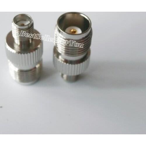 1Pcs SMA Female To Connector TNC Female Plug RF Coax Connector Adapter Straight NEW For Wifi Nickle