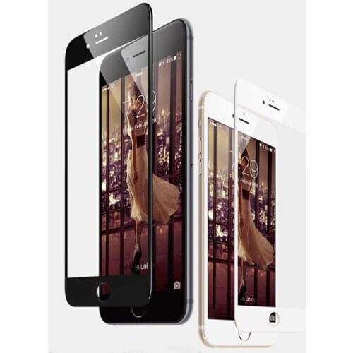 3D Curved Edge Protective Film for iPhone 7 8plus 6 Full Cover Screen Protector tempered Glass On For iPhone8 6s 7 Plus HD film