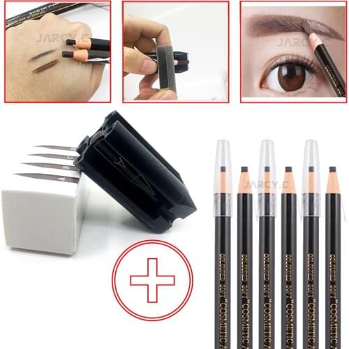 4in1 Microblading Eyebrow Pencil Sharpening Tool Permanent Makeup Sharpener for Eyebrow Pencil Sharpen Tip Thin Tattoo Supplies