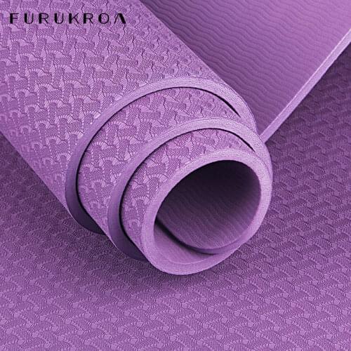 6MM 8MM Lengthened Thickened TPE Yoga Mat For Beginner Non-Non-slip Fitness Gymnastics Mats Quality Exercise Sport Pads X109B