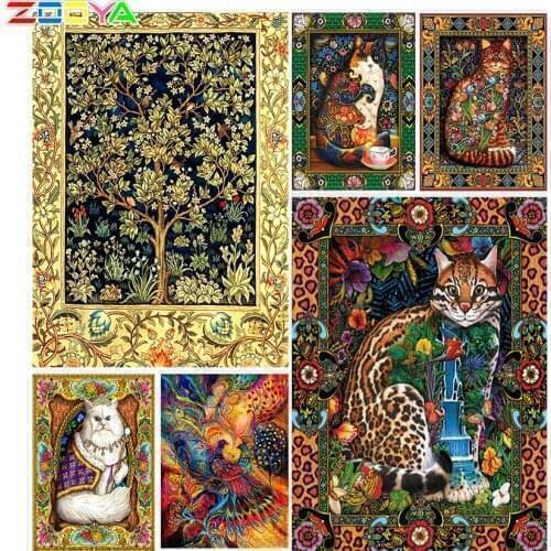 5D Diy Diamond Painting Embroidery Color Cartoon Animal Mosaic Embroidery Diamond Painting Deer Rhinestone Home Decoration Sp782