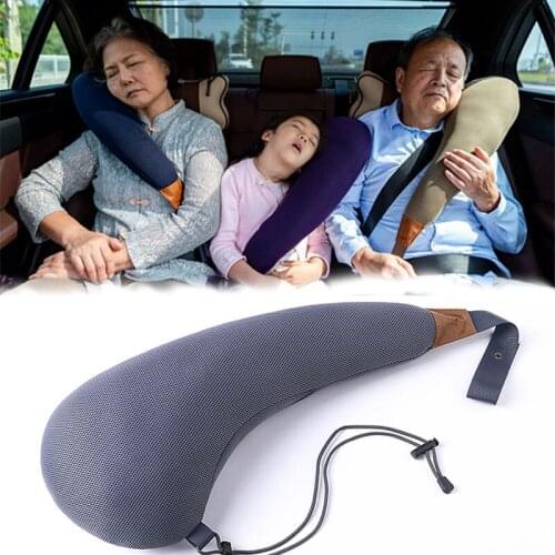 Car Headrest Neck Pillow Kawaii Travel Leeping Pillow Neck Support Car Accessories Interior for Girls Boys Gift Home