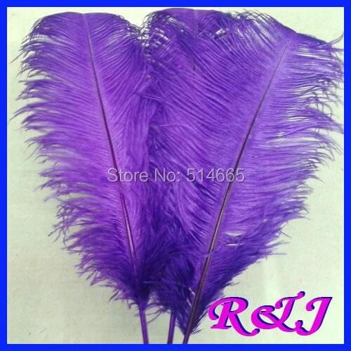 EMS Free shipping Cheap ostrich feather 100pcs 22-24 inches 55-60cm Purple Ostrich plumage ostrich plume