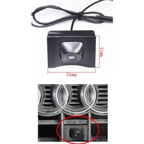 CCD HD Car front view camera for Audi Q3 2013 Front view Vehicle Camera Night Vision Waterproof Parking Kit