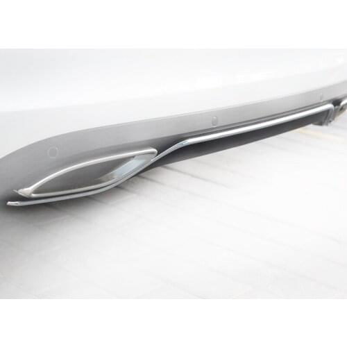 For Mercedes Benz Class C W205 Rear Bumper Trim Rear Bumper Chromium Lip OE 2058850721 Directly From Musion