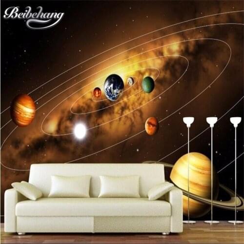 Beibehang Modern Family Custom 3D Wallpaper Bedroom TV Background Wallpaper Space Star Photo Wallpaper papel de parede wallpaper