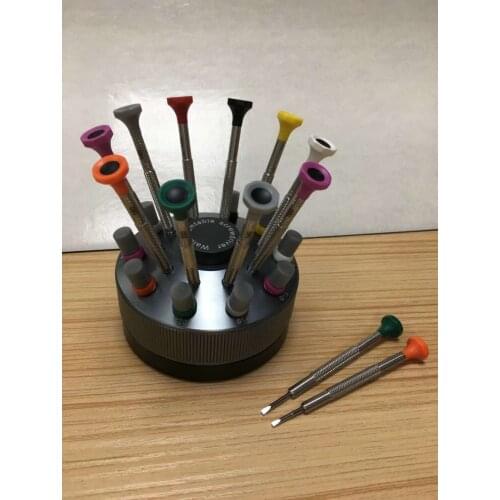 GY007 china watch tools Watch repair tools word screwdriver set with base ten SIZE 0.5-2.5