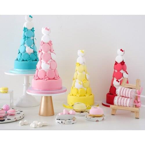 Artificial Macaroons Towers Cake Fake Molds Simulated Decorations for Store Showcase Photography Props Party Supplies