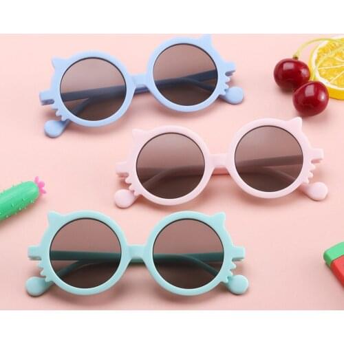 Summer Girl Boys Cute Sunglasse Animal Cartoon Flower Wings Outdoor Children Lovely Vintage Sunglasses Protection Classic Kids
