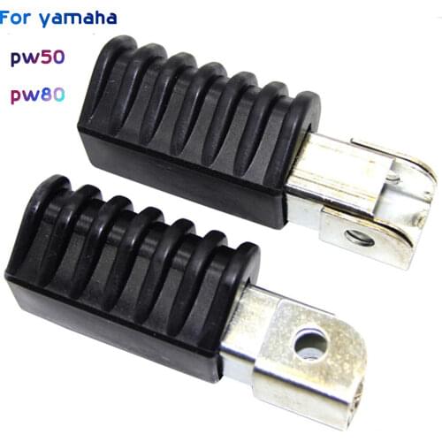 Motorcycle Left & Right Footrest Foot Rest Pedal Pegs for Yamaha PW50 PW80 PW 50 80 Dirt Pit Bike Motorbike ATV Quad D30