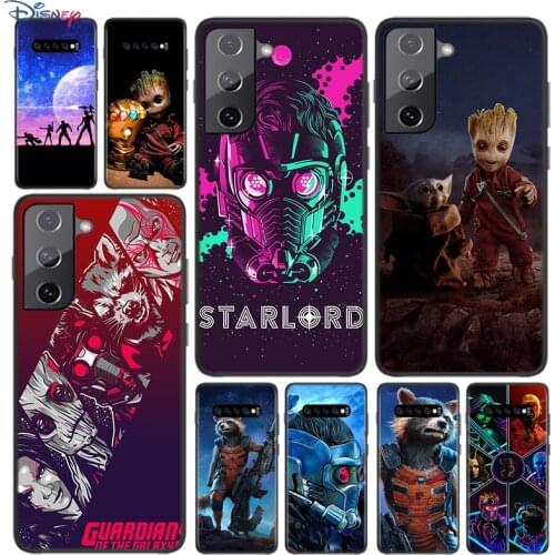 Soft Black Cover Guardians of the Galaxy For Samsung Galaxy S21 S20 FE Ultra S10 S10e Lite S9 S8 S7 Edge Plus Phone Case