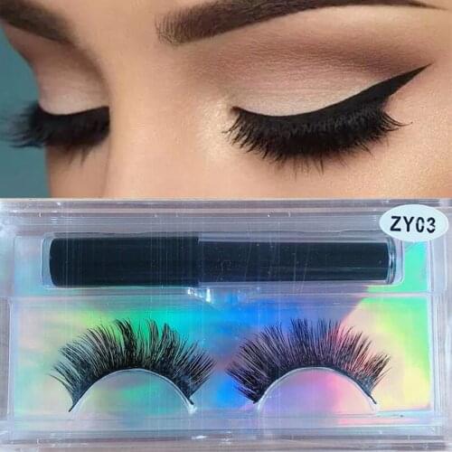 Magnetic False Eyelashes Waterproof Magnetic Eyeliner Set Easy To Operate NO Glue Magnetic Fake Eyelashes Extension Makeup Tools