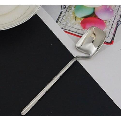 Stainless steel coffee spoon fruit fork ice cream spoon seasoning spoon personality mixing spoon creation