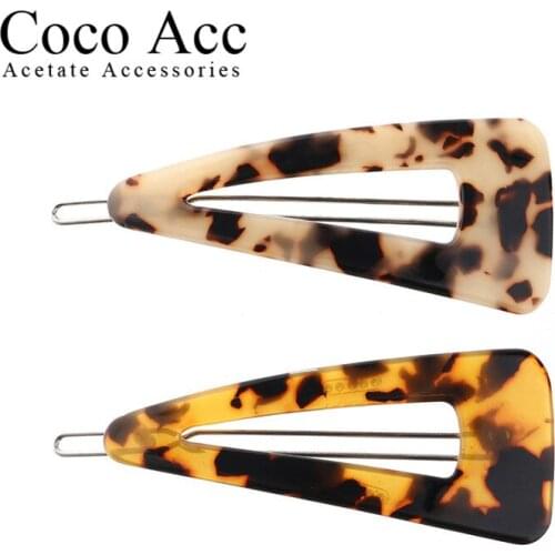 Wholesale 7.4cm large korean design side hair snap BB grips clips hairpin with bangs for women girls