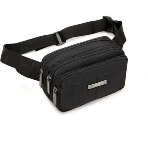 Multi Pocket Unisex Waist Bag Ourdoor Sport Running Fanny Pack Phone Wallet Purse Women And Men Chest Bag Zipper Belt Bag