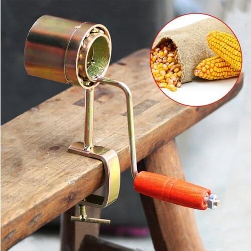 Corn Thresher Hand Corn Peeling Adjustable Practical Kitchen Tool Manual Heavy Duty Alloy Material Easy To Use Durable