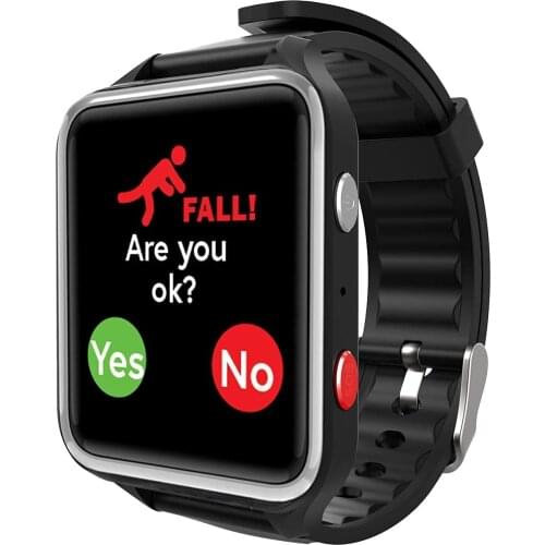 CPR Guardian III - Reloj de alarma personal SOS with detección de Alertâ de caída y seguimiento de ubicación GPS negro