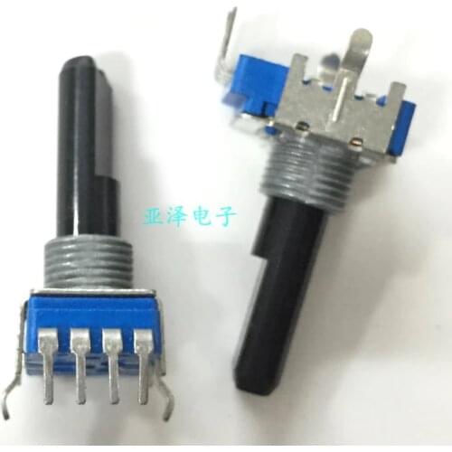 1pcs/lot RK11K type 4 pin single axial potentiometer B10K long 23MM amplifier four volume potentiometer