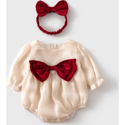 2pcs Baby Girl Lace Romper Infant Toddler Princess Jumpsuit Newborn Girls Vintage Overallst Rompers Spanish Baby Clothes Outfits