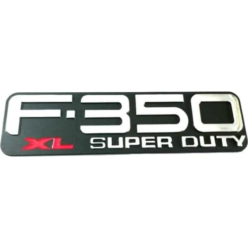 ABS F350 F-350 XL F350XL F-350XL Super Duty Auto Emblems Badges