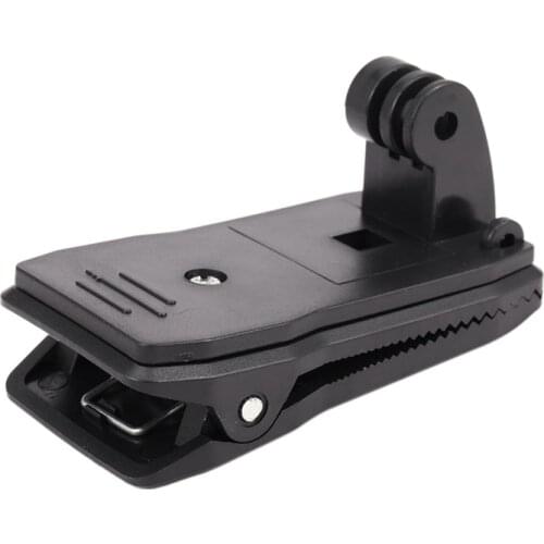 PULUZ For Go Pro Accessories 360 Degree Backpack Quick Release Hat Clip Fast Clamp Mount for GoPro HERO5 HERO4 Session HERO 5 4