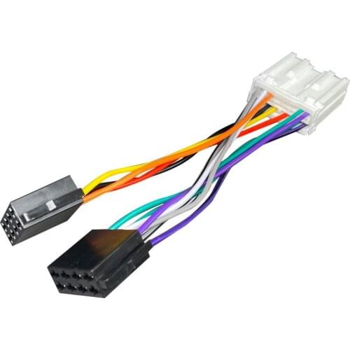 Car Radio ISO Adapter Switch Cable for Mitsubishi Lancer Pajero Shogun Lancer Evo Pajero Delica