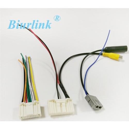 Biurlink for Nissan Qashqai Antenna Harness Cable with Reverse Parking Adapter