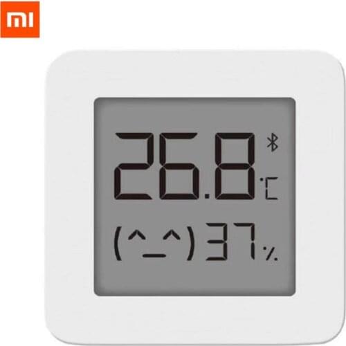 XIAOMI Bluetooth-compatible Digital Thermometer 2 LCD Screen Moisture Wireless Smart Temperature Humidity Sensor No Battery