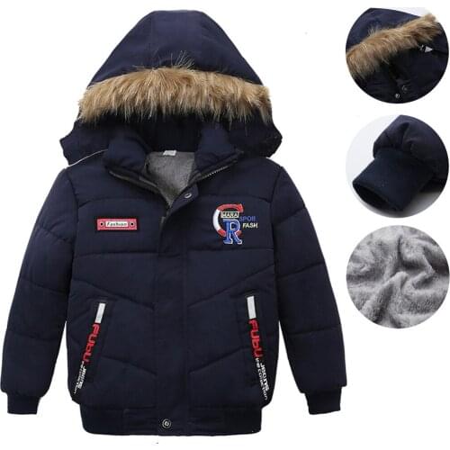 Baby clothing Jacket Fashion Coat Children Winter Jacket Coat Boy Jacket Warm Hooded Kids Clothes clothes for новорождëных