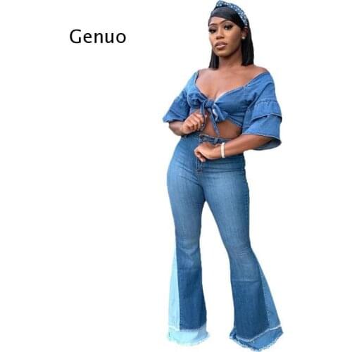 Женские летние джинсы Genuo China At AliExpress