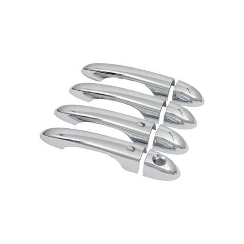 Chrome Door Handle Cover With Keyless Cutout for Jeep Cherokee (KL) 2014 UP