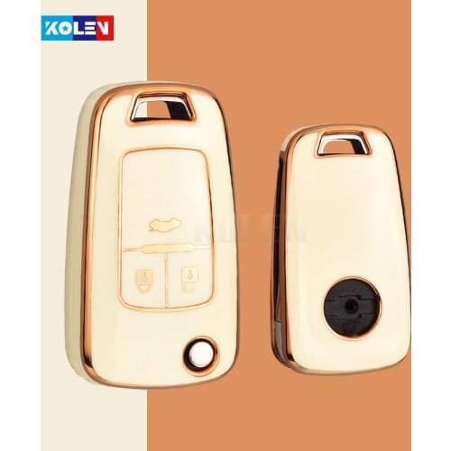 Soft TPU Car Remote Key Cover Case Shell Fob For Chevrolet For Buick For Cruze Aveo Trax Opel Astra Corsa Meriva Zafira Antara J